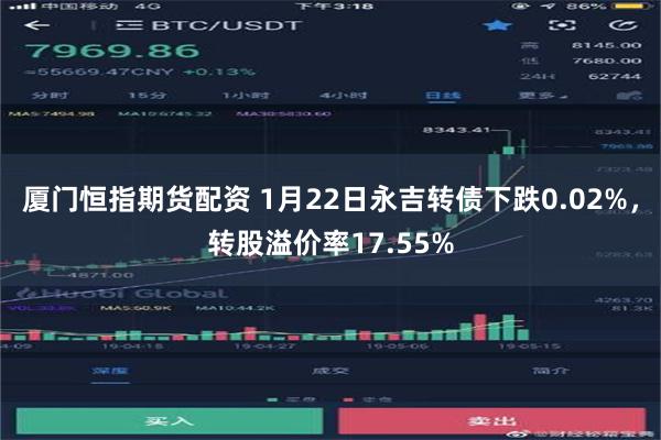 厦门恒指期货配资 1月22日永吉转债下跌0.02%，转股溢价率17.55%